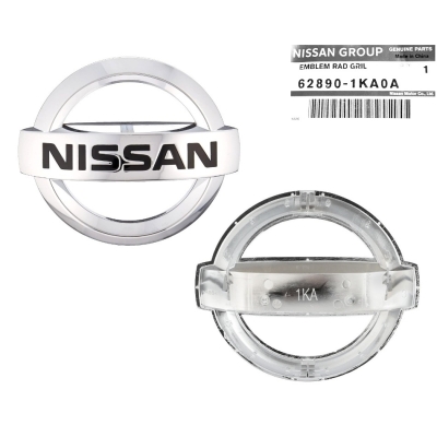 NISSAN JUKE F15 10- LOGO EMBLEMAT MASKI ATRAPY PRZEDNIEJ OE 62890-1KA0A